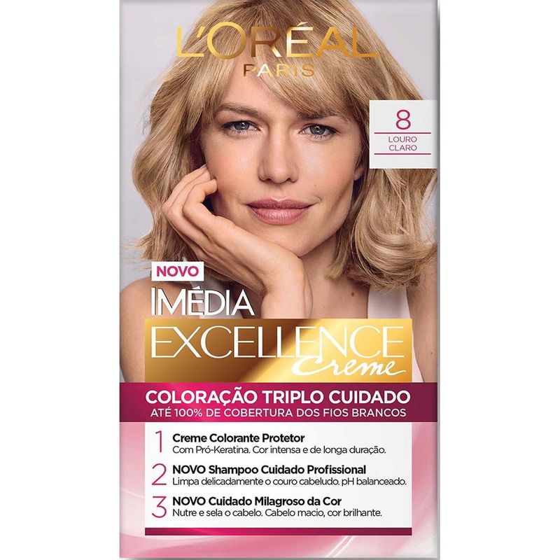 Tintura-L'Oréal-Imédia-8-Louro-Claro