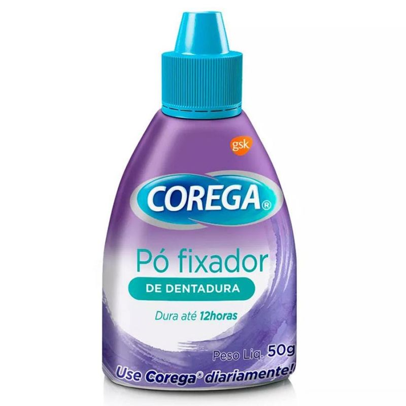 Fixador-de-Dentadora-Corega-Pó-3-em-1-Sem-Sabor-Frasco-50g