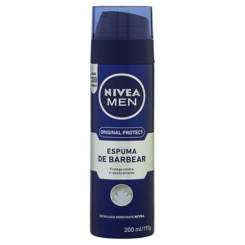 Espuma de Barbear Nivea Men Hidratante 200ml