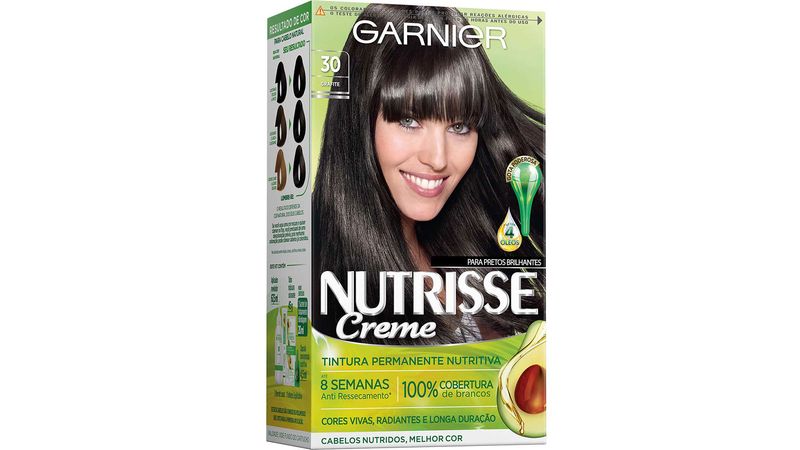 Tintura-Garnier-Nutrisse-30-Grafite-Castanho-Escuro