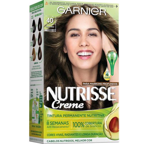 Tintura Garnier Nutrisse 40 Tamarindo Castanho Natural