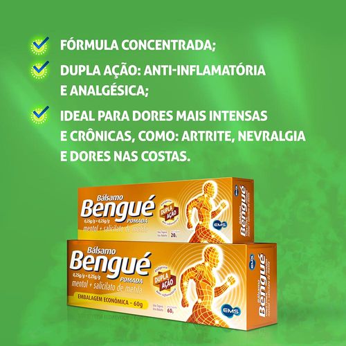 Bálsamo Bengué Pomada Bisnaga 20g