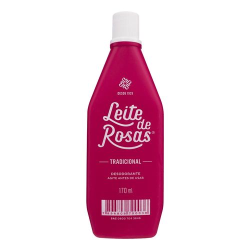 Leite de Rosas Tradicional Frasco 170ml