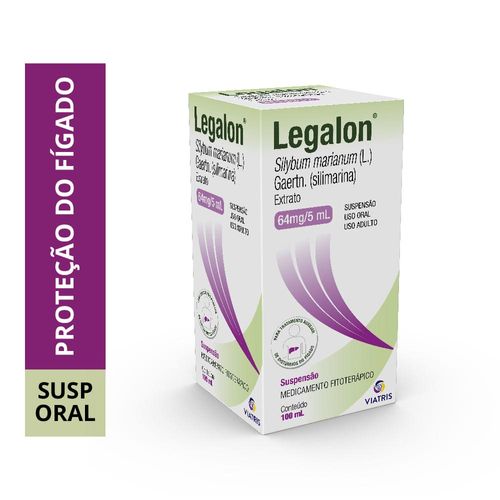 Legalon 64mg/ml Suspensão Frasco 100ml