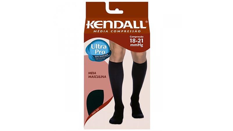 Meia-Kendall-Masculina-Média-Compressão-Preta-G-1802
