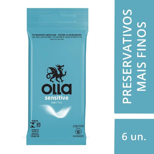 Preservativo Olla Sensitive 6 Unidades