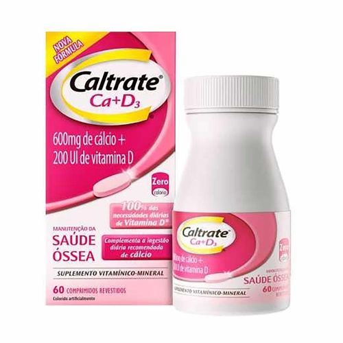 Caltrate D 600mg 60 Comprimidos Revestidos