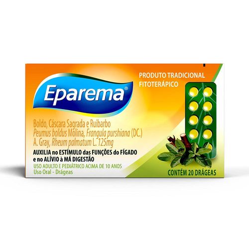 Eparema Caixa 20 Drágeas