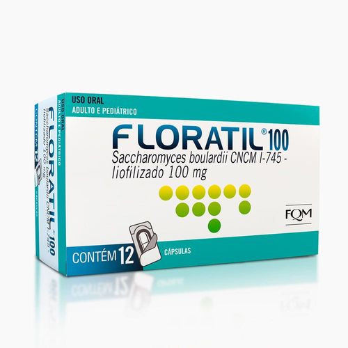 Floratil 100mg Caixa 12 Cápsulas