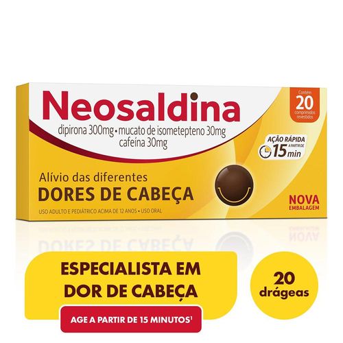 Neosaldina Caixa 20 Drágeas