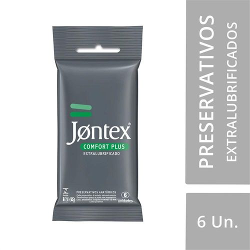 Preservativo Jontex Extra Lubrificado 6 Unidades