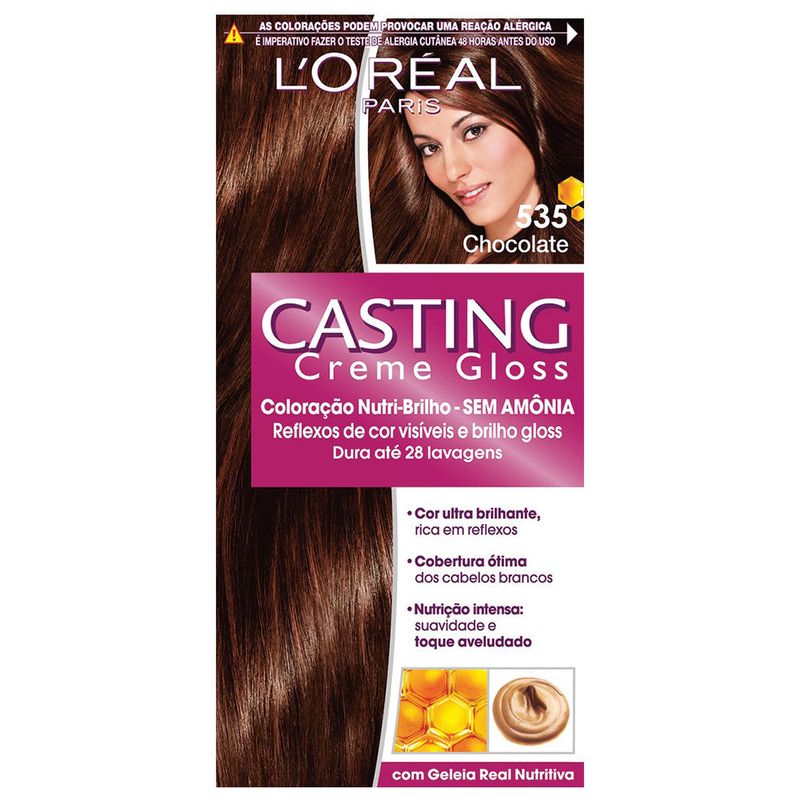 Coloração-L'Oréal-Casting-Creme-Gloss-535-Chocolate-sem-Amônia