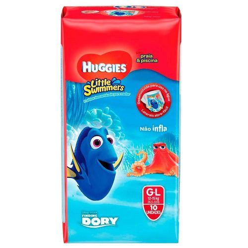 Fralda Huggies Little Swimmers Piscina G 10 Unidades