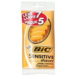 Aparelho-de-Barbear-Bic-Sensitive-Homem-Leve-7-Pague-5-Unidades