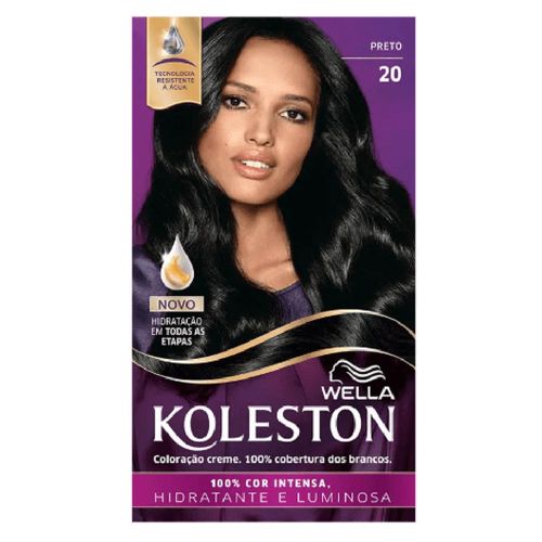 Tintura Wella Koleston 20 Preto