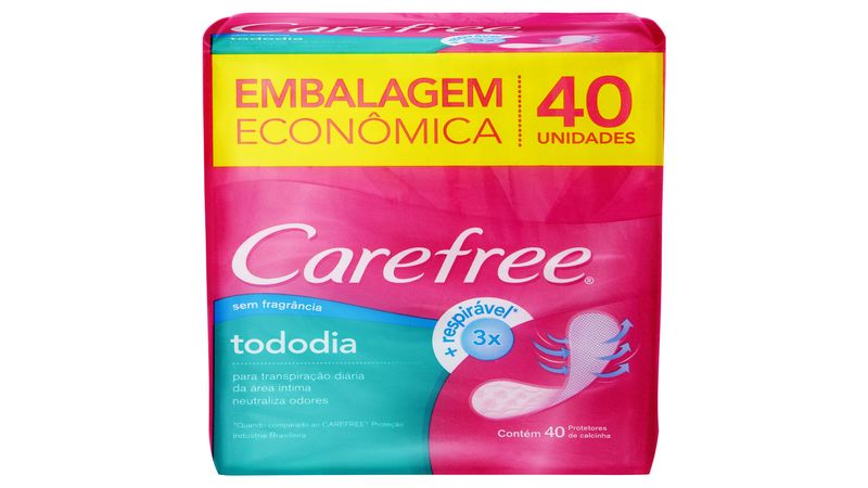 Protetor-Diário-Carefree-Tododia-sem-Perfume-40-Unidades