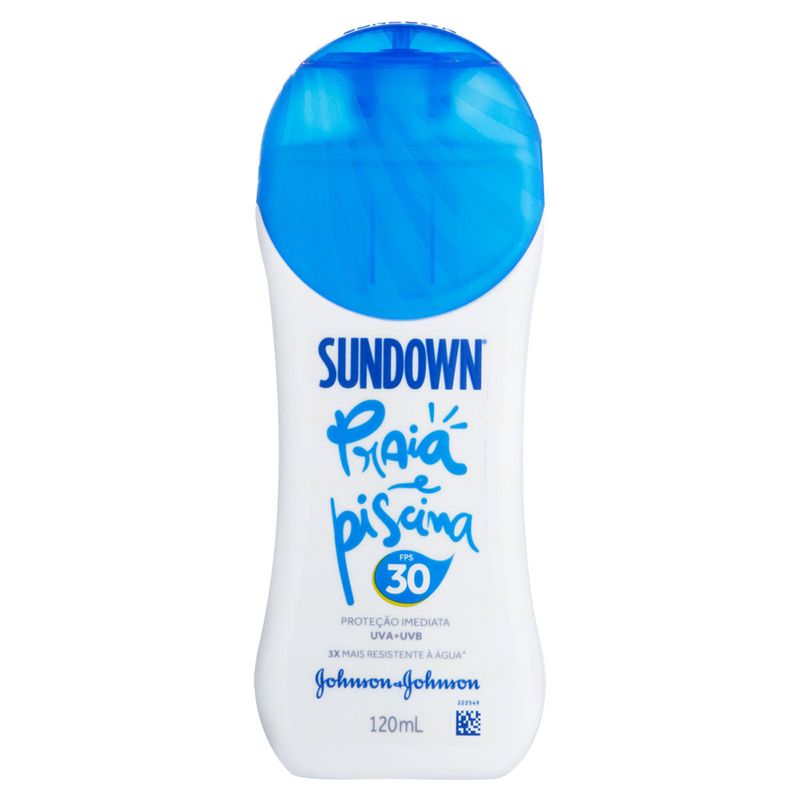 Protetor-Solar-Sundown-Praia-e-Piscina-FPS30-Frasco-120ml