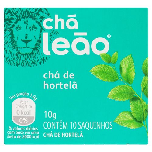 Chá Leão Hortelã 10g 10 Sachês