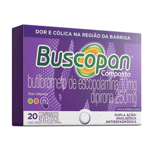 Buscopan Composto Caixa 20 Comprimidos Revestidos