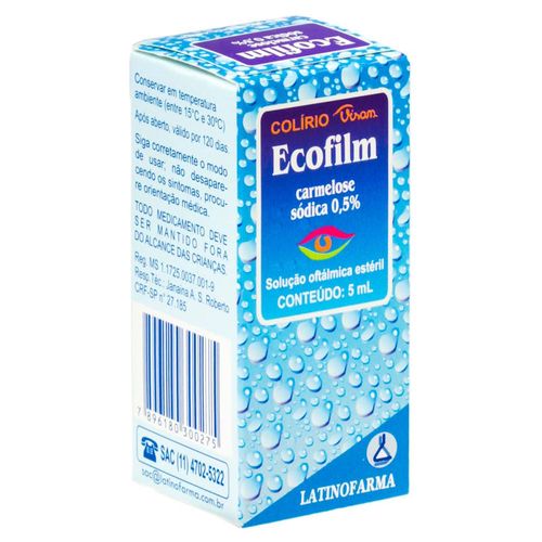 Ecofilm Colírio Frasco 5ml