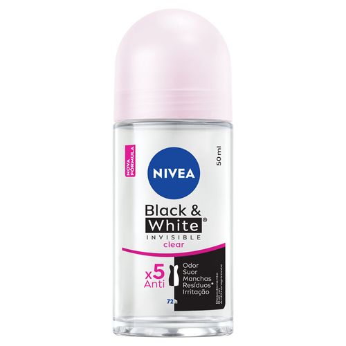 Desodorante Nivea Rollon Feminino Invisible 50ml