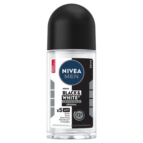 Desodorante Nivea Rollon Masculino Invisible 50ml