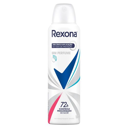 Desodorante Rexona Aerossol Feminino Sem Perfume 150ml