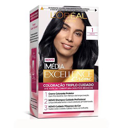 Tintura L'Oréal Imédia 1 Preto