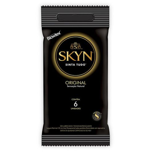 Preservativo Blowtex Skin Original 6 Unidades