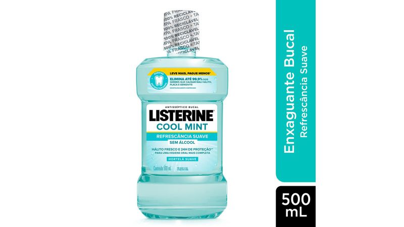 Enxaguatório-Bucal-Listerine-Cool-Mint-Zero-Álcool-500ml