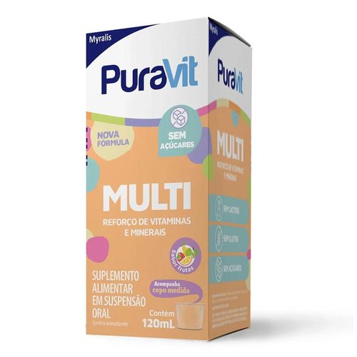 Puravit Multi Solução Oral Frasco 120ml
