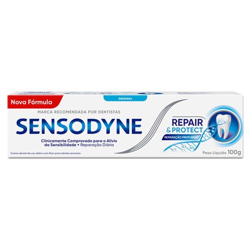 Creme Dental Sensodyne Repair Protect para Dentes Sensíveis 100g