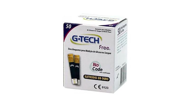 Tiras-Reagentes-para-Medição-de-Glicose-G-Tech-Free-1-50-Unidades