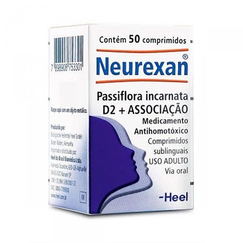 Neurexan Frasco 50 Comprimidos Sublinguais