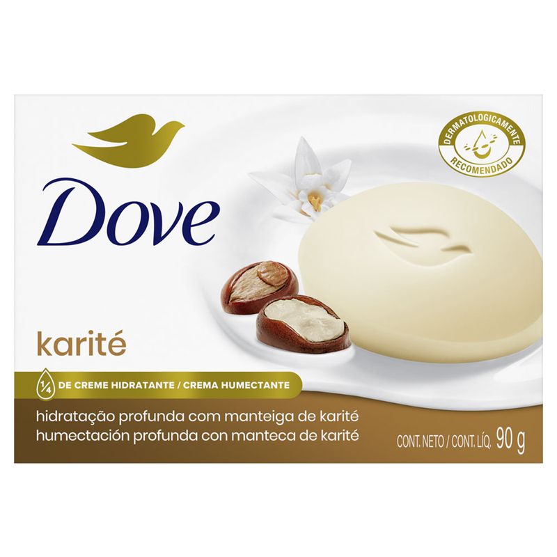 Sabonete-Barra-Dove-Karité-e-Baunilha-90g