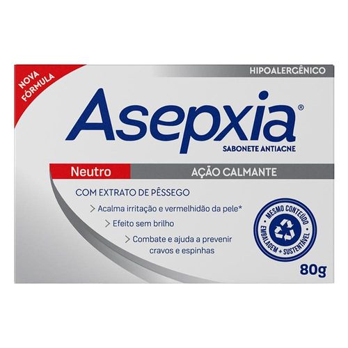 Asepxia Sabonete Neutro Barra 90g