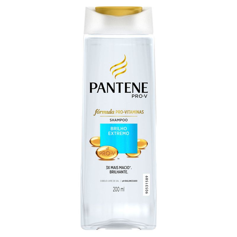 Shampoo-Pantene-Brilho-Extremo-Frasco-200ml