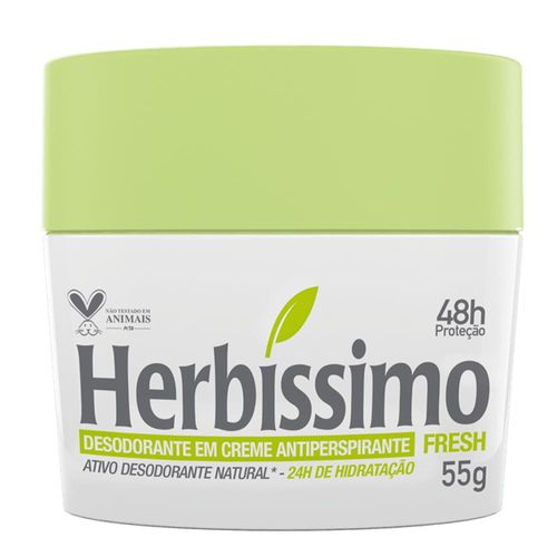 Desodorante Herbíssimo Creme Fresh Pote 55g