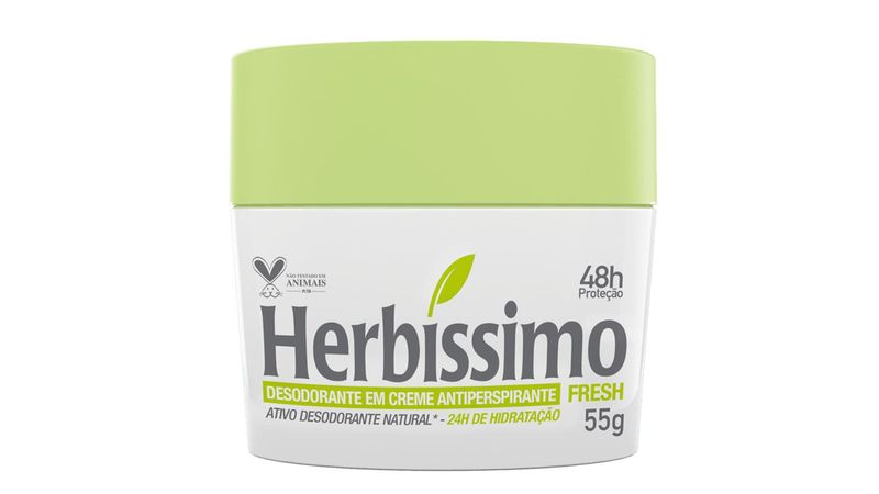 Desodorante-Herbíssimo-Creme-Fresh-Pote-55g