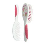 Kit-Kuka-Escova-e-Pente-Soft-Rosa-Ref-7258