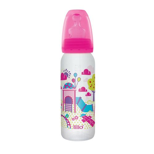 Mamadeira Lillo Divertida Tamanho 2 Menina 240ml