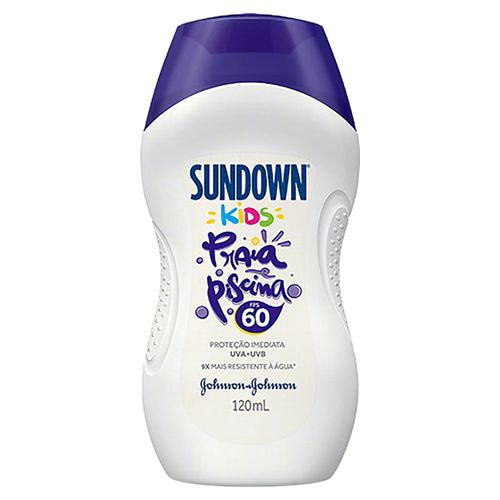 Protetor Solar Sundown Kids Praia e Piscina FPS60 Frasco 120ml