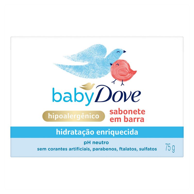 Sabonete-Infantil-Dove-Baby-Hidratação-Enriquecida-Barra-75g