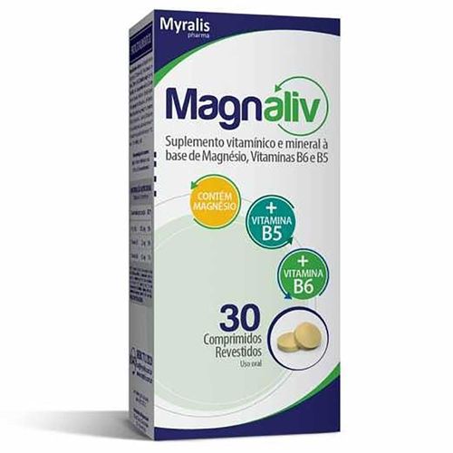 Magnaliv 130mg Caixa 30 Comprimidos