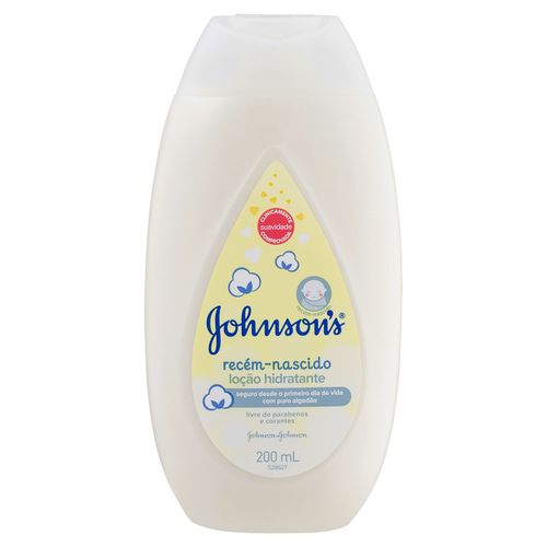 Loção Hidratante Infantil Johnsons Baby Recém Nascido Frasco 200ml