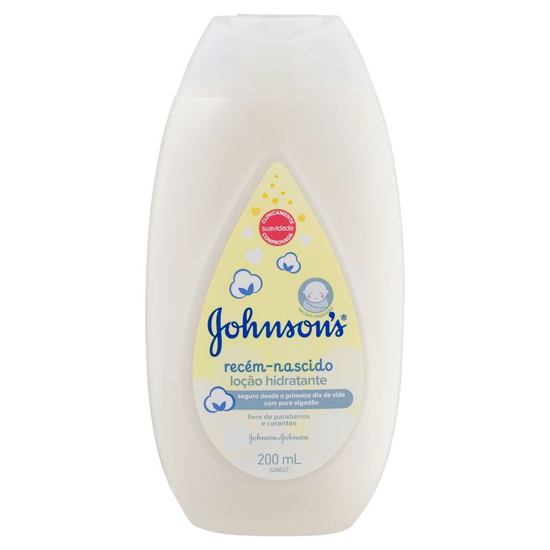 Loção-Hidratante-Infantil-Johnsons-Baby-Recém-Nascido-Frasco-200ml