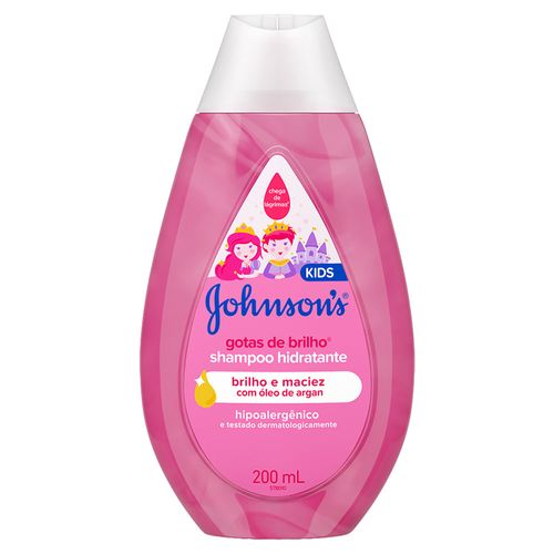 Shampoo Infantil Johnsons Baby Gotas de Brilho Frasco 200ml