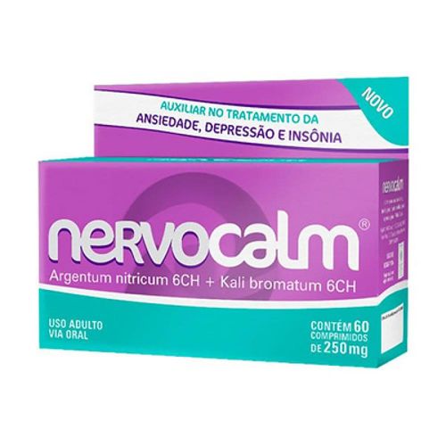 Nervocalm 250mg Caixa 60 Comprimidos