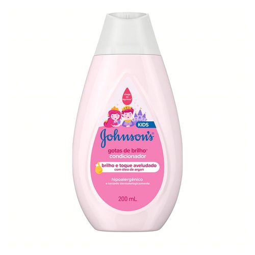 Condicionador Infantil Johnsons Baby Gotas de Brilho Frasco 200ml