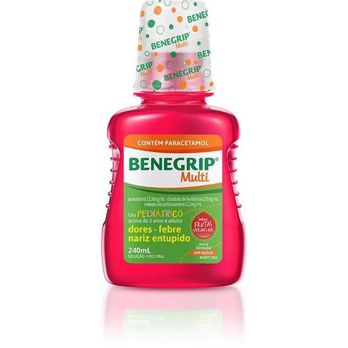 Benegrip Multi Solução Oral Frasco 240ml